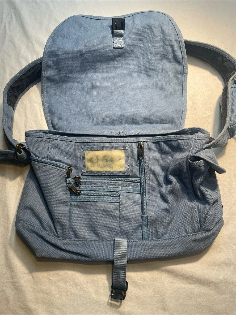 L.L. Bean Light Blue Men's Messenger Bag
